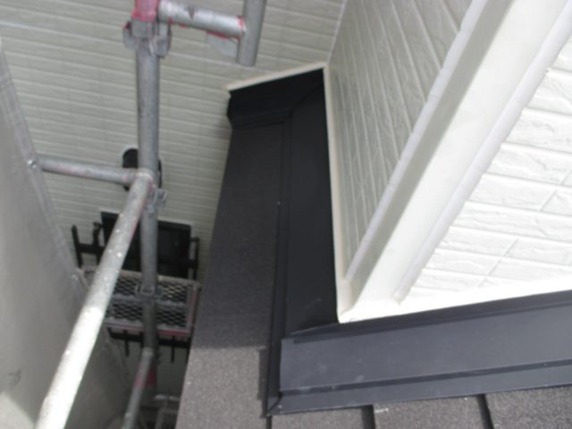 稲美町で丁寧に施工された壁際板金